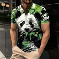 thumbnail image 1 of Jjayotai Big and Tall Shirts for Men Men's Fashion Novel Printed Short Sleeve Crew Neck Top, Tie Dye Shirt, Mens Graphic Tees, 1 of 5