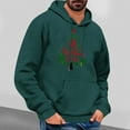 thumbnail image 1 of Jjayotai Mens Funny Sweatshirt, Christmas Novelty Xmas Tree Letter Printed Fashion Pullover Hoodies, Holiday Clothes Army Green XXL, 1 of 4