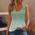 thumbnail image 1 of Jjayotai No Boundaries Tops, Womens Loose Fitting Tank Tops, Casual Summer Ladies Scoop Neck Sleeveless Shirts, O Ring Shoulder Blouse, Floral Printed Shirt, Tank Top for Women 2025 Green~XXL, 1 of 4