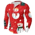 thumbnail image 1 of Jjayotai Clearance Mens Christmas Shirt, Mens Christmas Shirts, Christmas Button Down Shirts for Men, Christmas Party Tees Red XXXL, 1 of 4