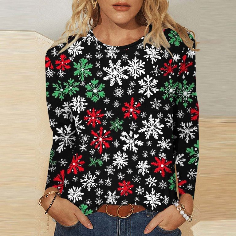 Jjayotai Ugly Christmas Sweatshirt for Women 2024 Clearance
