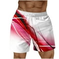 thumbnail image 1 of Jjayotai George Shorts Men Above the Knee, Men Casual Fashion Print Shorts With Pockets Elastic Waist Beach Pants Mens Shorts, 1 of 4