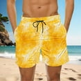 thumbnail image 1 of Jjayotai George Shorts Men Above the Knee, Men's Swim Trunks, Beach Swimming Shorts with Drawstring and Pockets, Mens Shorts, 1 of 5
