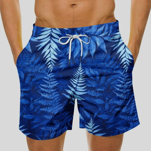 Jjayotai George Shorts Men Clearance Men's Swim Trunk, Knee Length Boardshorts, Tropical Floral Printed Shorts, Mens Shorts Clearance