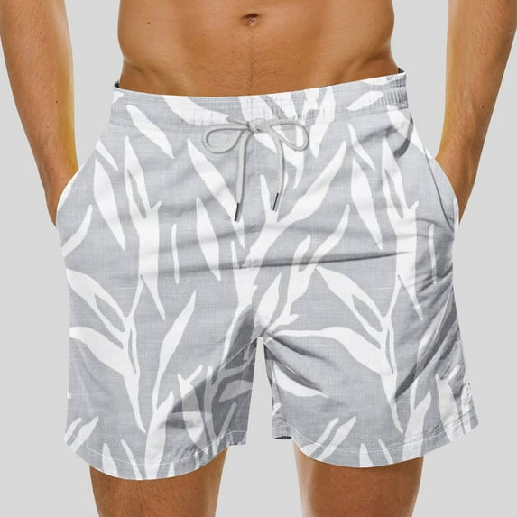 Jjayotai George Shorts Men Clearance Men's Swim Trunk, Knee Length Boardshorts, Tropical Floral Printed Shorts, Mens Shorts Clearance