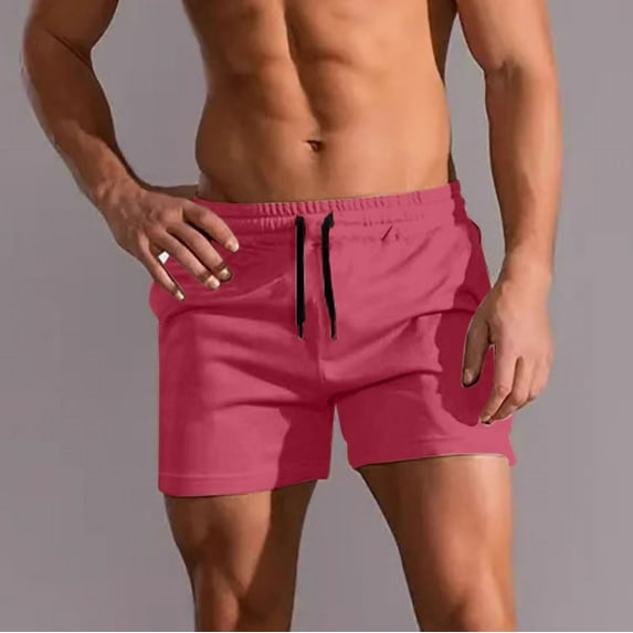 Jjayotai George Shorts Men Clearance Shorts Men, Men's Summer Sports Shorts Casual Workwear Shorts Men's Solid Color Drawstring Shorts, Sweat Shorts Men