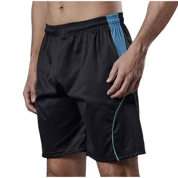 Jjayotai George Shorts Men, Men's Polyester Sports, Leisure Patchwork Color Shorts, Outdoor Multifunctional Running Shorts, Mens Running Shorts