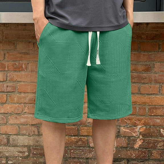 Jjayotai George Shorts Men, Men's Solid Color Casual Holiday Breathable Shorts, Short Pants for Men with Pockets, Shorts Men