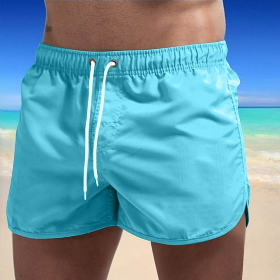 Jjayotai George Shorts Men, Men's Swim Trunks, Quick Dry Beach Shorts with Pockets and Mesh Lining
