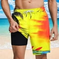 thumbnail image 1 of Jjayotai George Shorts Men, Men's Swim Trunks with Compression Liner, Swim Shorts Quick Dry Beach Swimsuit, 1 of 6