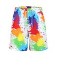 thumbnail image 1 of Jjayotai George Shorts Men Plus Size Shorts, Men's Summer Casual Holiday Style Printing Beach Fast Drying Fashion Pockets Drawstring Elastic Waist Comfortable Shorts Pant, Mens Shorts Casual, 1 of 6