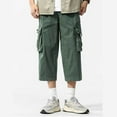 thumbnail image 1 of Jjayotai George Shorts for Men, Men’s Casual Cargo Shorts, Cotton Relaxed Utility Multi Pocket Pants, Mens Work Shorts, Elastic Waist Hiking Shorts, 1 of 4