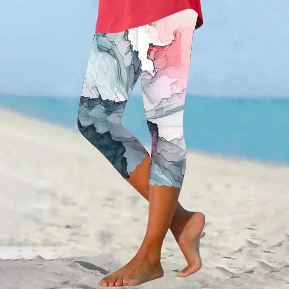 Jjayotai High Waisted Compression Leggings for Women, Workout Tummy Control Booty Flattering Athletic Gym Yoga Pants, Trousers Pants for Women Multicolor^3 L