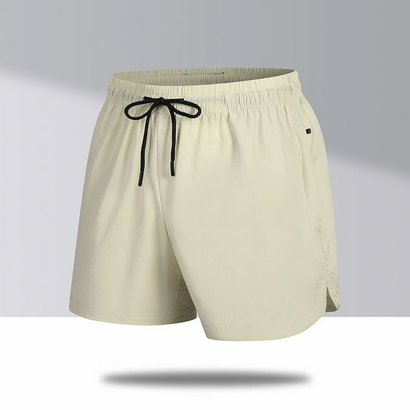 Jjayotai Mens George Shorts, Men's Active Running Shorts, Training Exercise Workout Shorts, Quick Dry Gym Shorts with Pockets