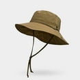 thumbnail image 1 of Jjayotai Wide Brim Beach Hat, Women's Men's Sun Protection Hat, Summer Boonie Hat for Outdoor Activities Portable Design Safari Cap Brown^1, 1 of 3