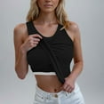 thumbnail image 1 of Jjayotai Women Built-in Bra Tank Tops, Sleeveless Casual Shirts, Racerback Ribbed Fitted Tank Top, Womens Tank Tops with Built in Bra Black^ S, 1 of 7