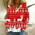 thumbnail image 1 of Jjayotai Womens Christmas Printed Cardigan Sweaters Clearance, Long Sleeve V Neck Lightweight Open Front Jacket Coat, Button Down Knit Cardigans Multicolor S, 1 of 5