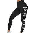 thumbnail image 1 of Jjayotai Womens Football Leggings, Tummy Control High Waist Yoga Pants, Workout Running Gym Leggings, Compression Yoga Pants Black L, 1 of 3