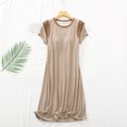 thumbnail image 1 of Jjayotai Womens Nightgown, Tank Top with Built In Bra for Women, Women's Modal Tank Tops, Striped Print Loose Comfortable Sleeveless Dress, Night Shirts for Sleeping, 1 of 3