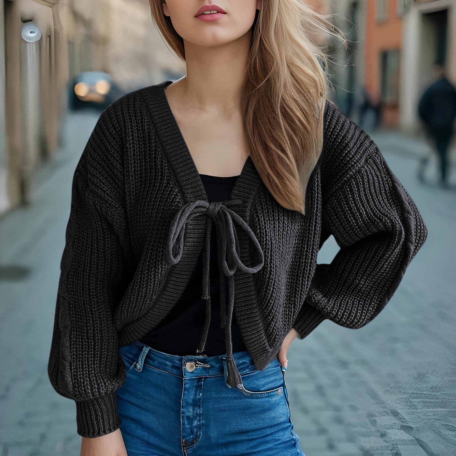 トップス yoke Pleated Knit Cardigan il_1080xN.5678414689_2n94.jpg