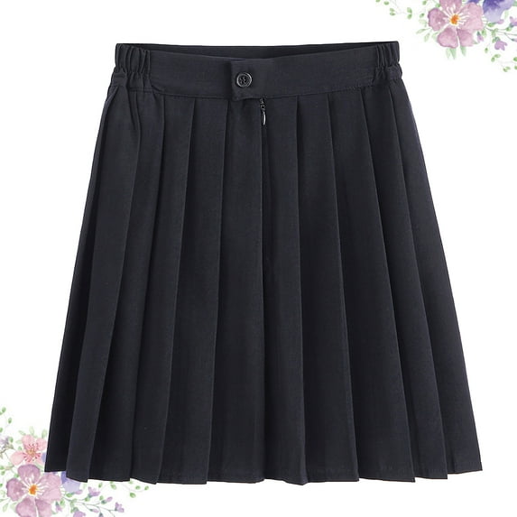 Jk Uniform Skirt Women Skirts Navy Blue Skirt High Waist Skirt Women's Middle School Student