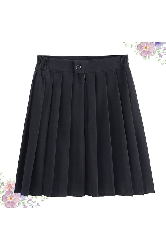 Jk Uniform Skirt Women Skirts Navy Blue Skirt High Waist Skirt Women's Middle School Student