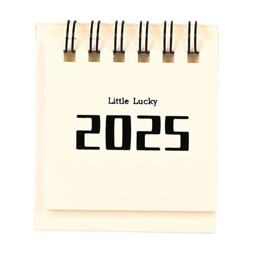 2025 Mini Desk Calendar Creative Office Decoration Calendar Daily GX M ...