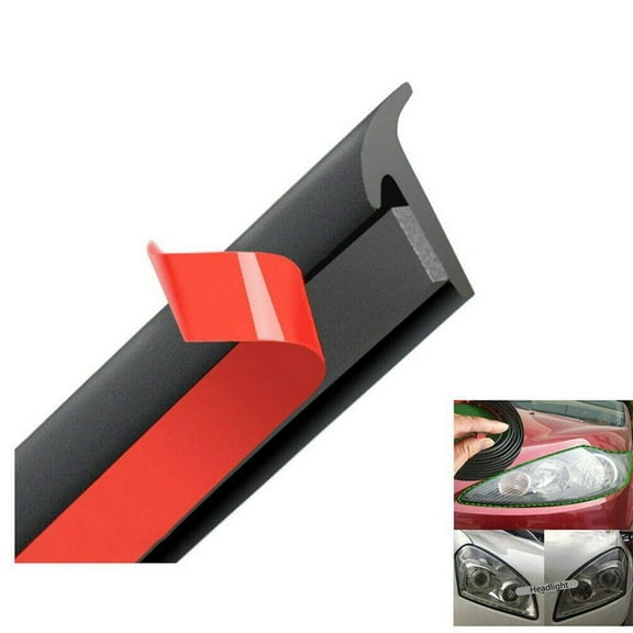 Jkapagzy 5M Car Rubber Door Side Window`Trim Edge Moulding Weatherstrip S4V4 Strip G6F2