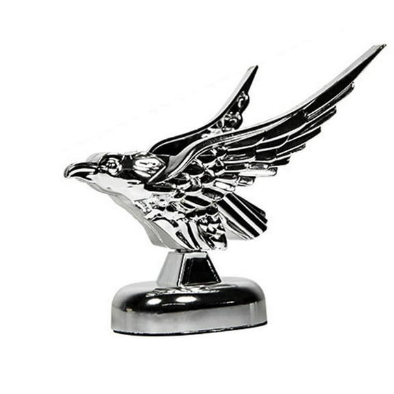 Jkapagzy Car Front Cover Hood Decoration Ornament Badge 3D Emblem New UK Eagle Angel O7T2