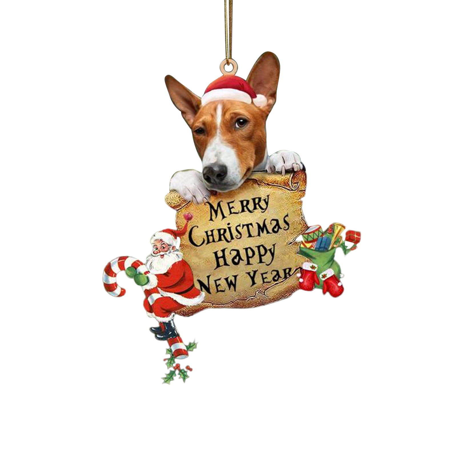 Jkawm Hangs Household Pendant Dog Christmas Ornament Lovely Tree Gift