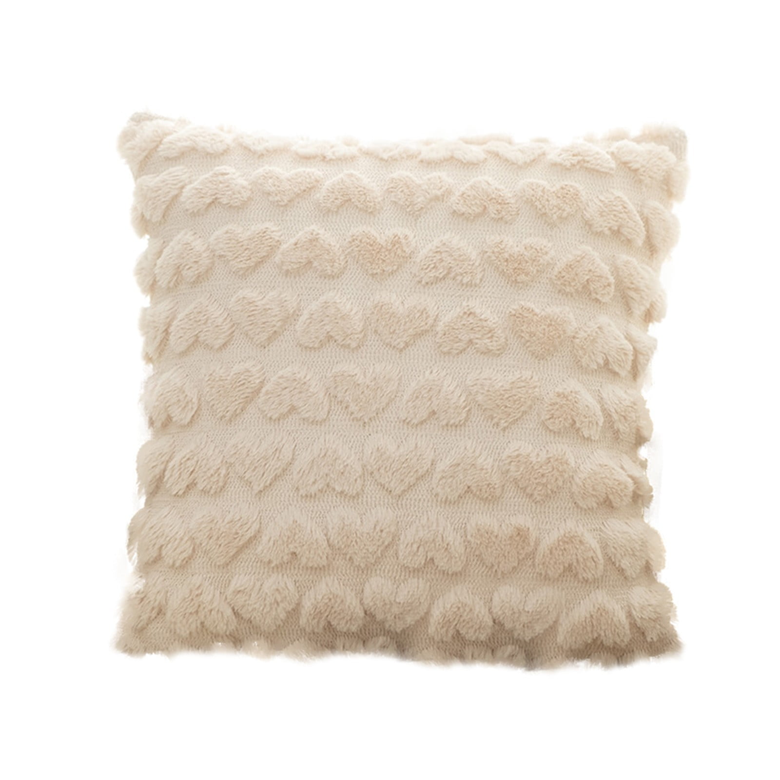 Jkawm Standard Size Pillow Cases Set of 1 Heart Love Cute Coral Red