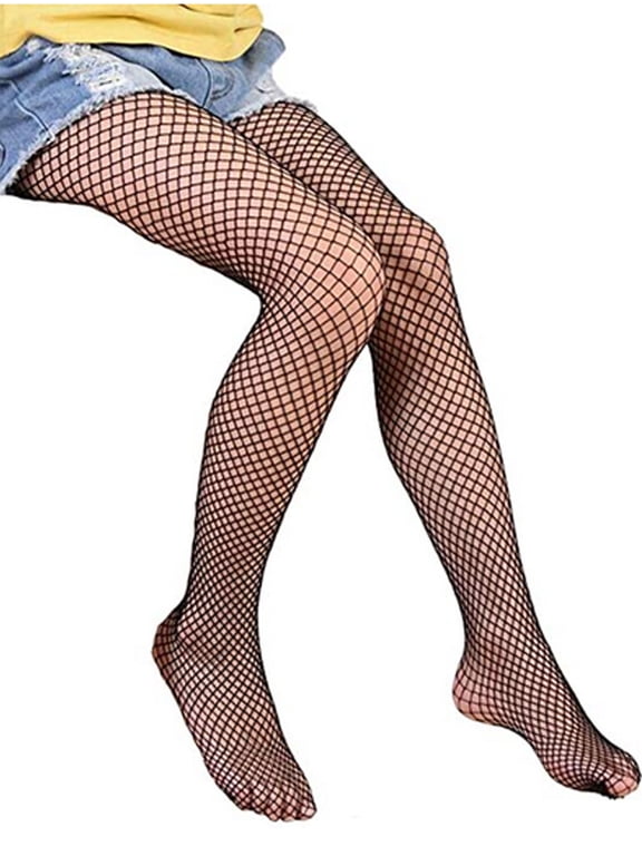 Children Little Girls Hollow Out Fishnet Pantyhose Tights Leggings 1 Pair