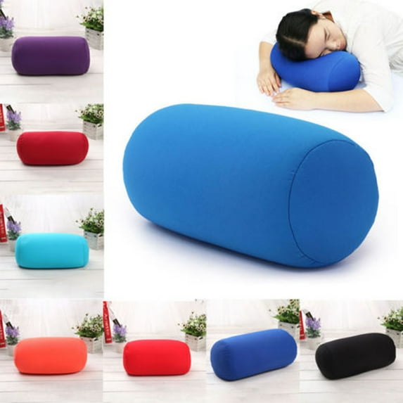 Jkerther Cylinder Memory Foam Pillow Roll Cervical Bolster Round Nap Neck Pillow Cushion