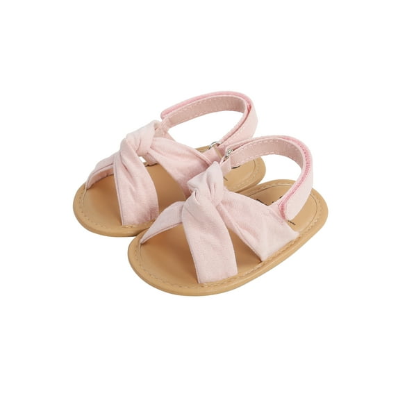 Jkerther Summer Baby Girls Sandals Shoes Simple Style Solid Color Hollow out Soft Sole Shoes Outdoor Indoor