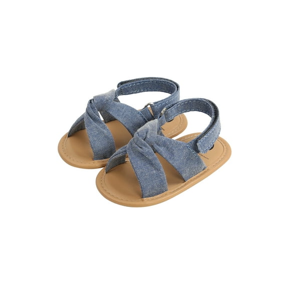 Jkerther Summer Baby Girls Sandals Shoes Simple Style Solid Color Hollow out Soft Sole Shoes Outdoor Indoor