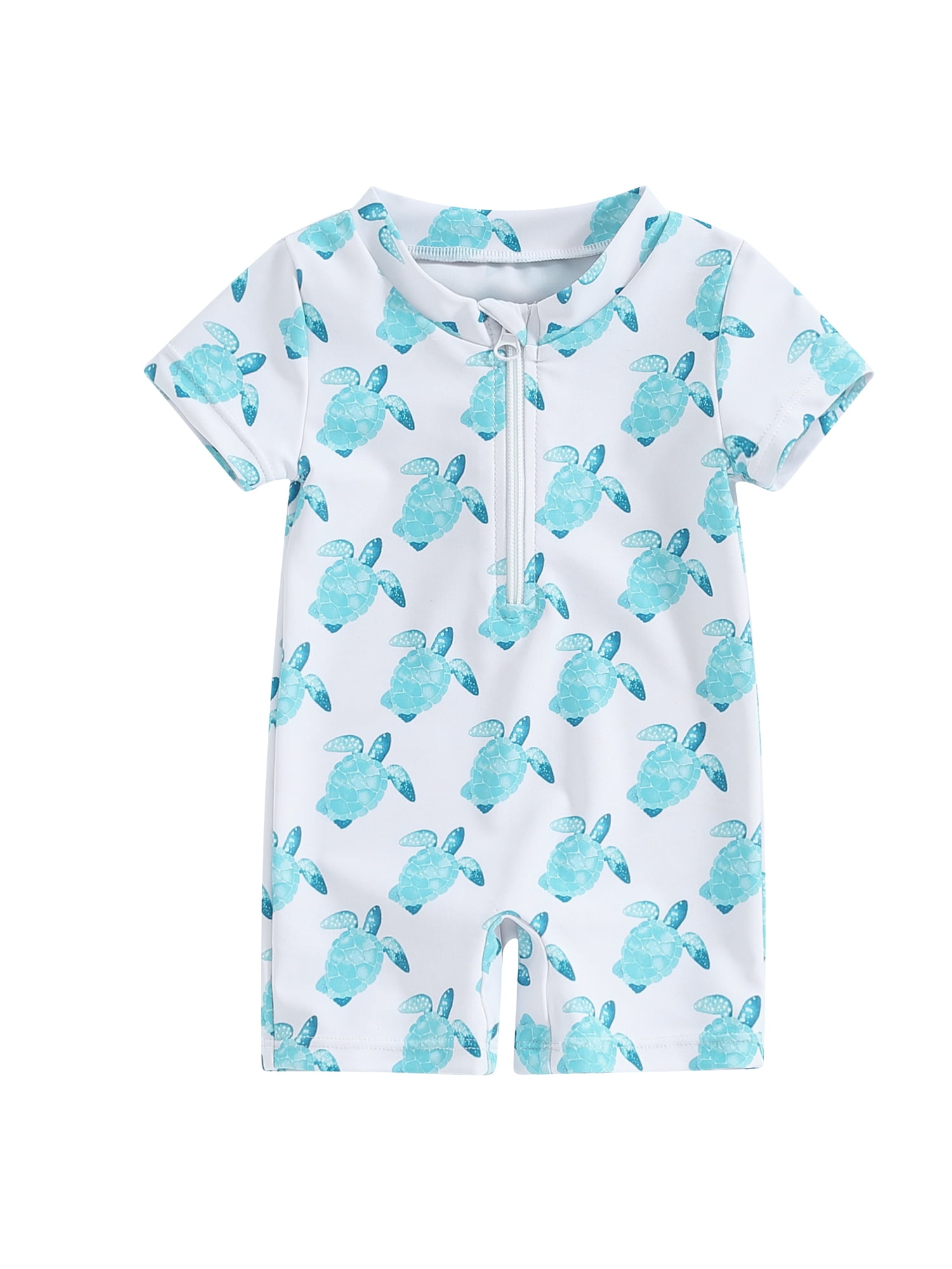 Jkerther Toddler Boys Rash Guard One Piece Swimsuit Rompers Zipper