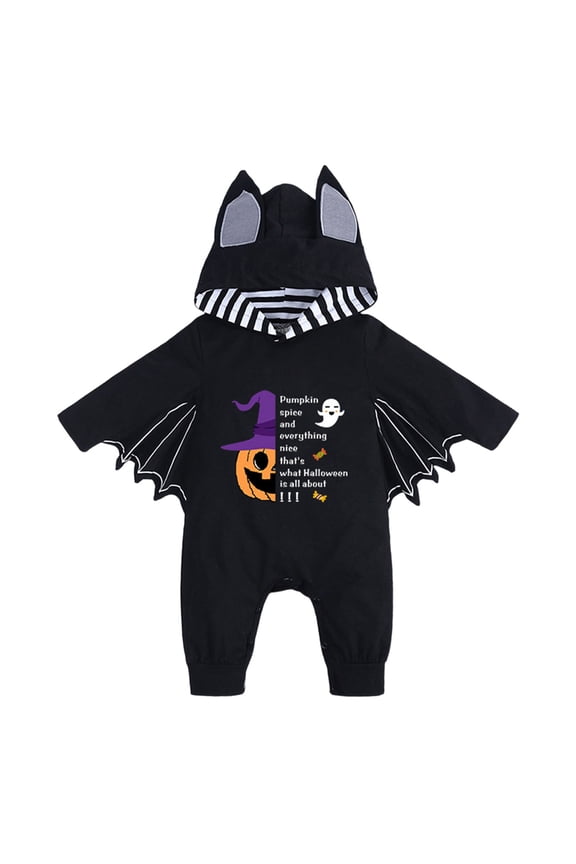 Baby Halloween Clothes Batsuit Bodysuits Hooded Romper for Toddler Boy Girls Winter Warm Long Sleeve Fleece Jumpsuit Purple,3-6 Months