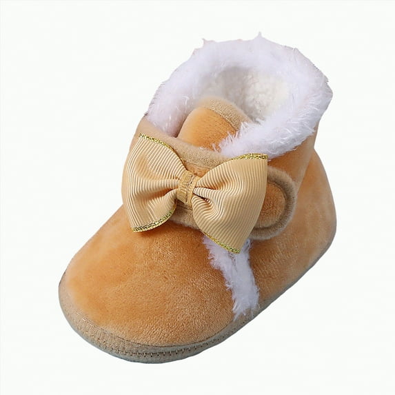 Jkety Baby Shoes Baby Girls Cowboy Tassel Boots with Side Zipper Moccasins Non Slip Booties Suede Toddler First Walker Shoes Khaki,4.5