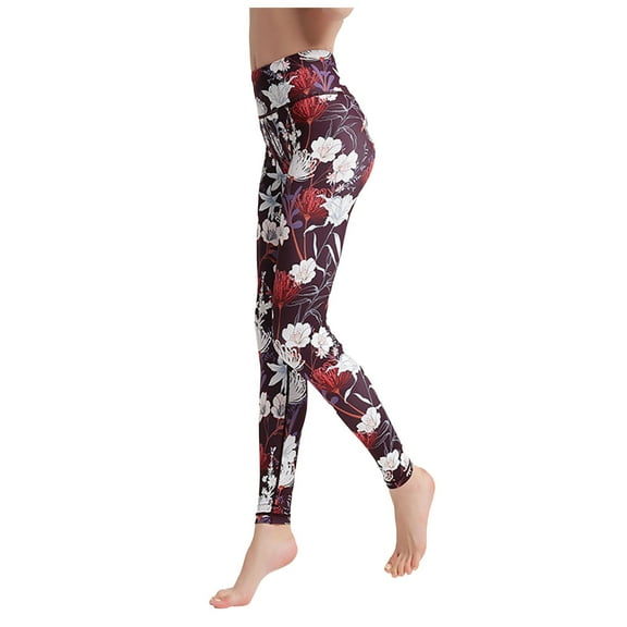 Jkety Black Leggings Women High Waisted Leggings for Women Soft Tummy Control Pants Non See Through Workout Yoga Pants for Running(White,L)