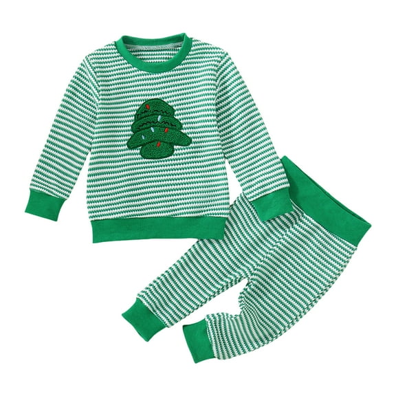 Jkety Clothes For Girls Outfits For Baby Girls Long Pant OutfitKids Baby Girl Toddler Fall Autumn Green,2-3 Years