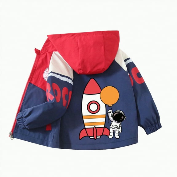 Jkety Fall Jacket for Boys Boys Girls Waterproof Rain Jacket Lightweight soft lining Kids Windbreaker Hooded Coat Easy to Fold Red,11-12 Years