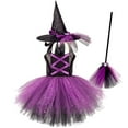 thumbnail image 1 of Jkety Girls Halloween Outfit Princess Dress Rose Halloween Party Fancy Dress for Girls Purple,1-2 Years, 1 of 4