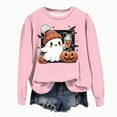 thumbnail image 1 of Jkety Halloween Tshirts Women T Shirts for Women Casual Western Graphic Pullover Tops Hoodies Tees Cowgirls Country Outfits(Pink,S), 1 of 4