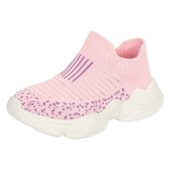 Jkety Kid Shoes Kids Air Tennis Running Shoes Athletic Lightweight Sports Walking Sneakers for Boys Girls (Little Kid/Big Kid) Pink,11