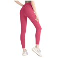 thumbnail image 1 of Jkety Leggings for Women Women's Denim Jeggings Stretch Pull-On Jegging Casual Pants with Pockets(Red,M), 1 of 4