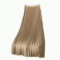 thumbnail image 1 of Jkety Linen Skirts for Women Skirts for Women Ankle Length Skirt Casual Long Skirt High Waisted Maxi Skirt Reg and Plus Size Skirt Long Skirt(Beige,2XL), 1 of 4