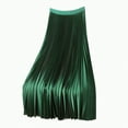 thumbnail image 1 of Jkety Linen Skirts for Women Women's Flowy Flared Ruffle Boho Long Skirt Summer Maxi Skirt Going Out Outfits(Green,M), 1 of 4