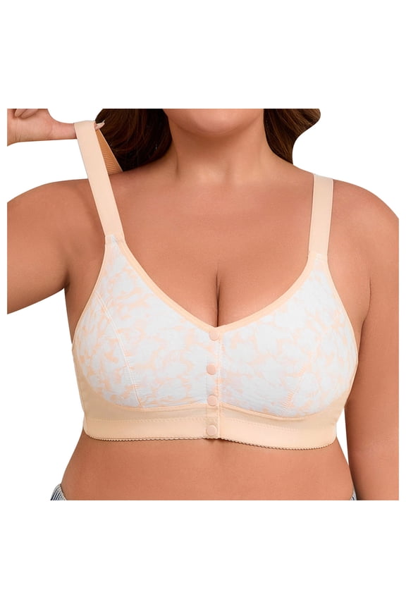 Minimizer Bras for Women Women's Beauty Back Smoothing Minimizer Bra, Minimizes Bust Beige,S