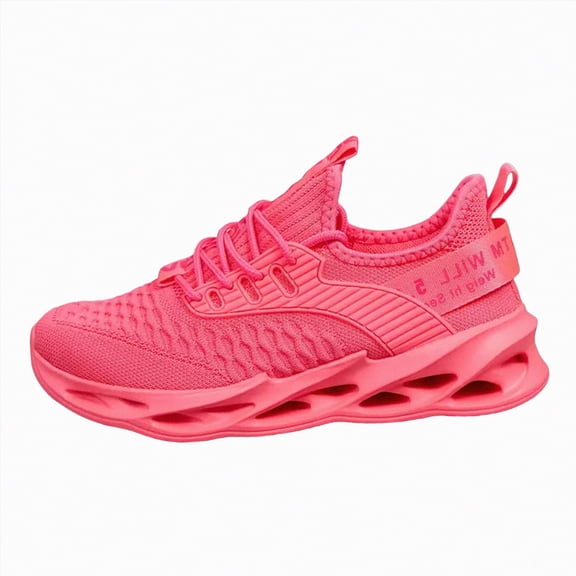Jkety Running Shoes for Men Men's Mesh Sneakers Slip on Walking Shoes Breathable Comfort Casual Athletic Pink,11