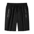thumbnail image 1 of Jkety Running Shorts Men Men’s Linen Shorts Casual Drawstring Summer Beach Shorts Black,8XL, 1 of 6